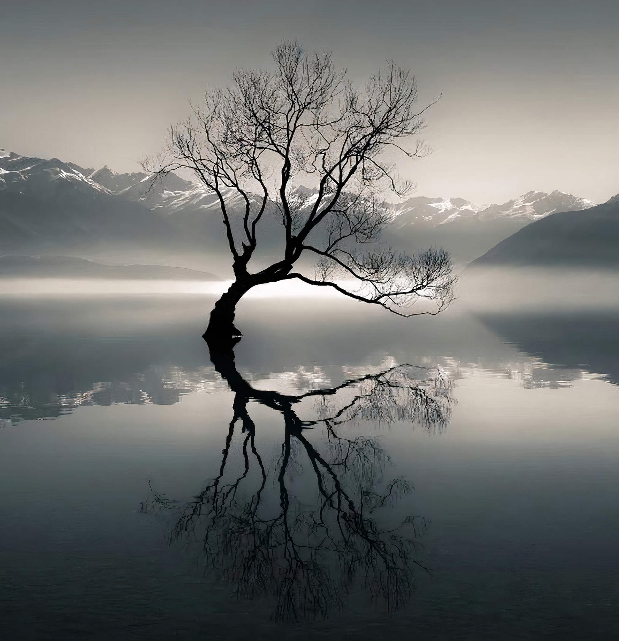 Foggy landscape